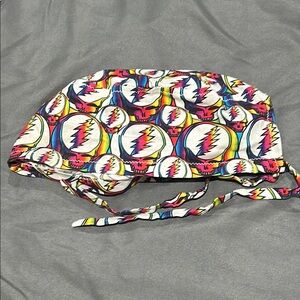 Colorful Skull Patterned Headscarf